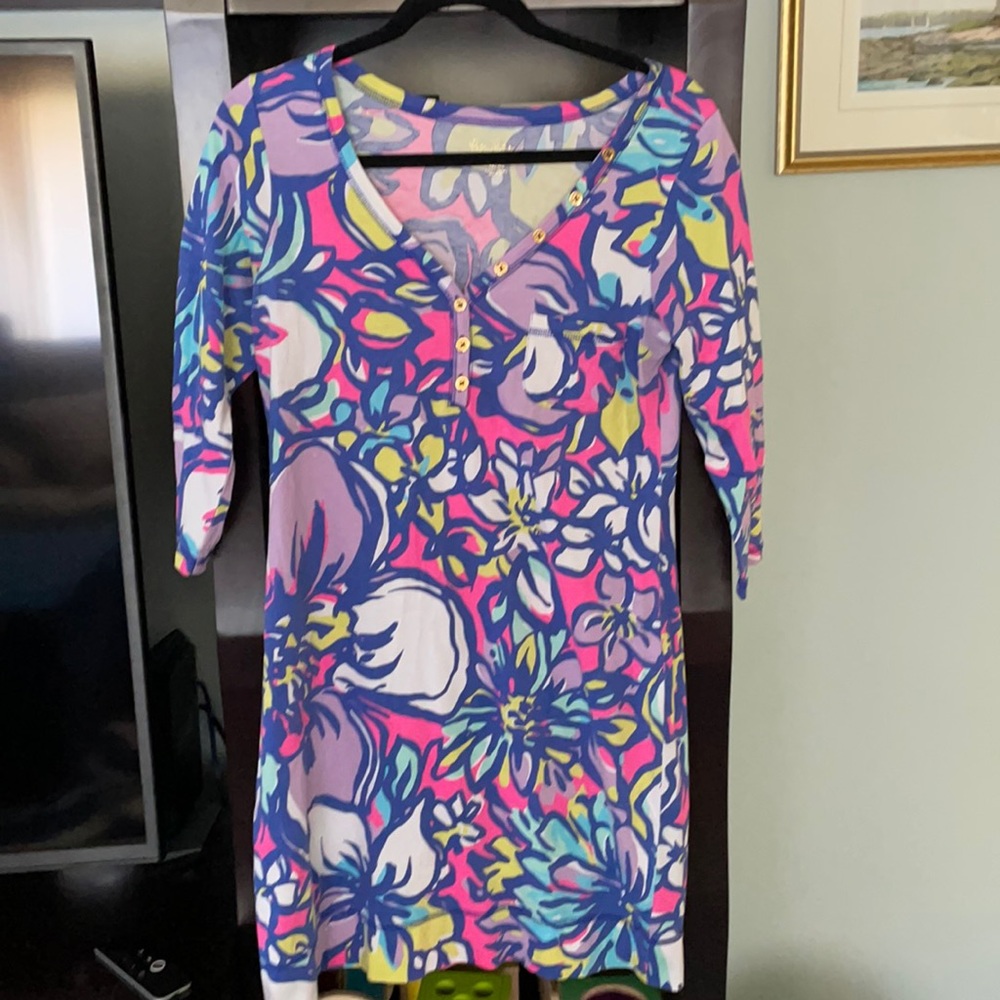 Lilly Pulitzer 3/4 sleeve dress